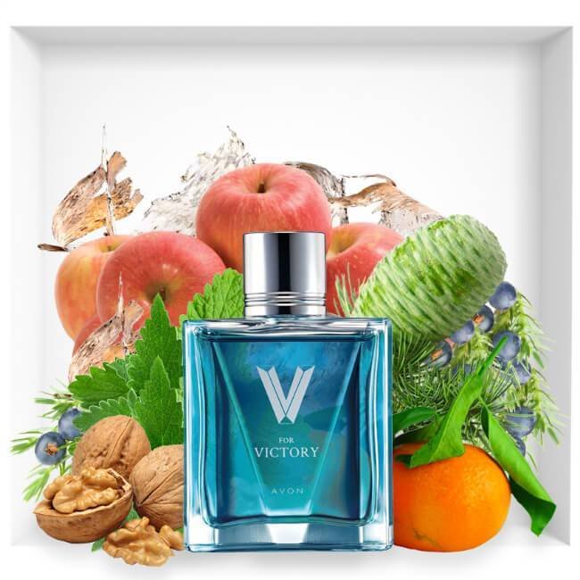 Avon V for Victory bleu 75 ml