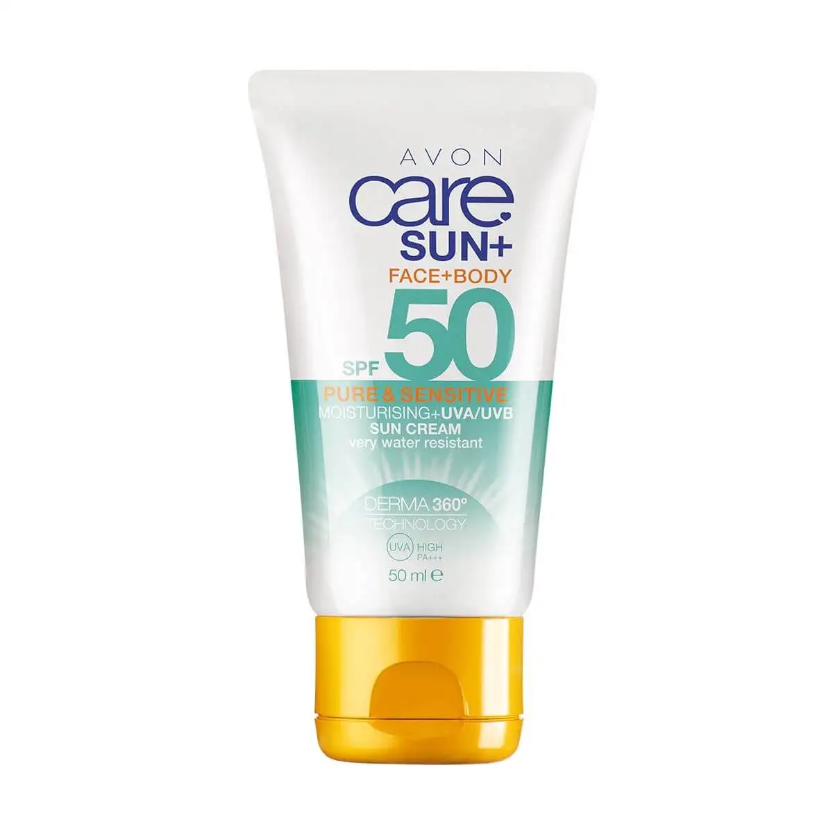 Avon Care Sun+ Pure et Sensible Crème Solaire Corps et Visage SPF50 50ml