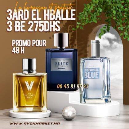 Pack 3 parfums hommes 275