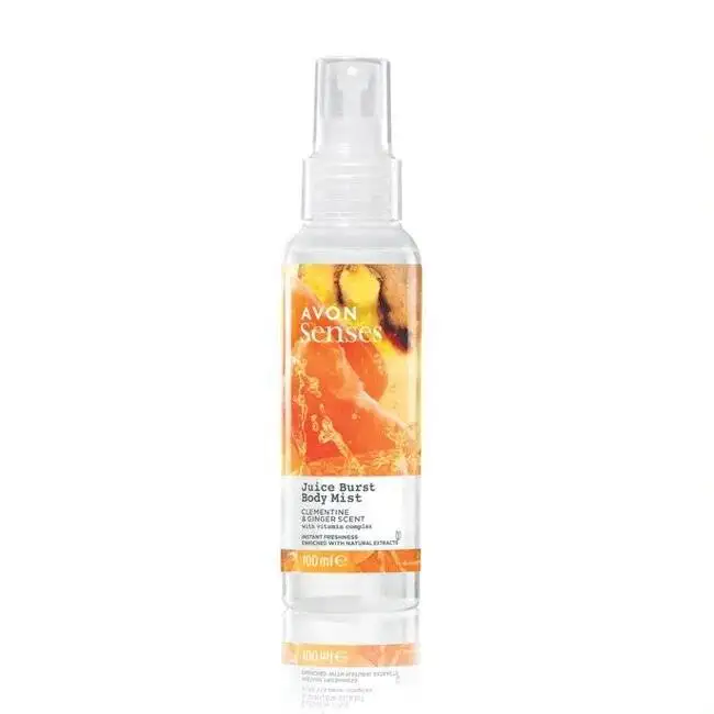 0b7db3f4-9cac-4352-b8e1-d092832127f4_650x Avon senses Juice Burst Clementine & Ginger Body Mist - 100ml – Image 1