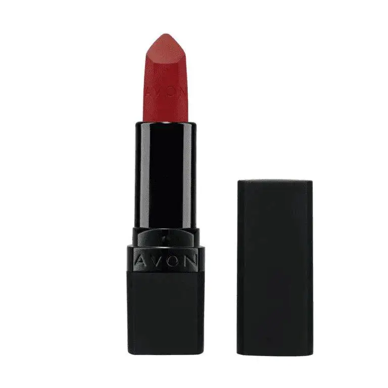 Rouge à Lèvres AVON Color Trend Dark Red - Teinte Brun Foncé Intense & Crémeux