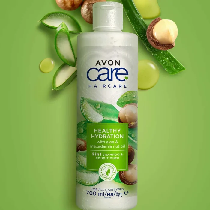 Avon Care Nourish & Smooth 2 in 1 Shampoo & Conditioner 1