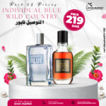 Pack 2 Parfums Wild Country et Individual Blue