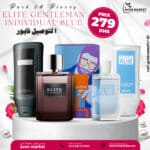 Pack Individual Blue et Elit Gentleman 4 pièces