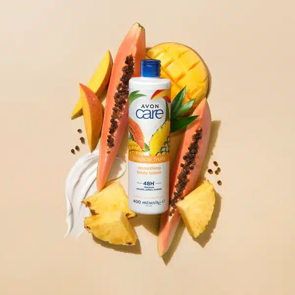 Avon Care smoothing Body Lotion 48H TROPICAL FRUITS 400 ML