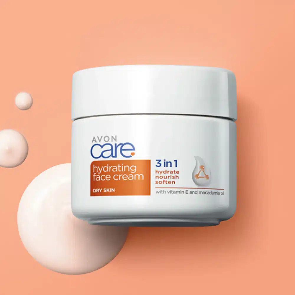 C37336-1_1434950c-0c4a-4801-b11f-c62119bcfc9e (1) Avon Care hydrting face cream 3 in1 Dry skin  100 ML – Image 1