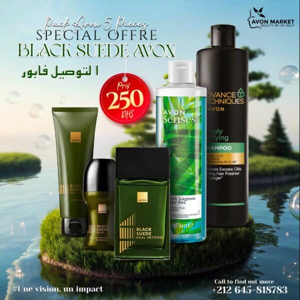 Pack Black Suede Real Intense 5 pièces