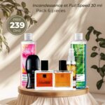 Pack Incandessence 30 ml et Full Speed 30ml 6 pièces
