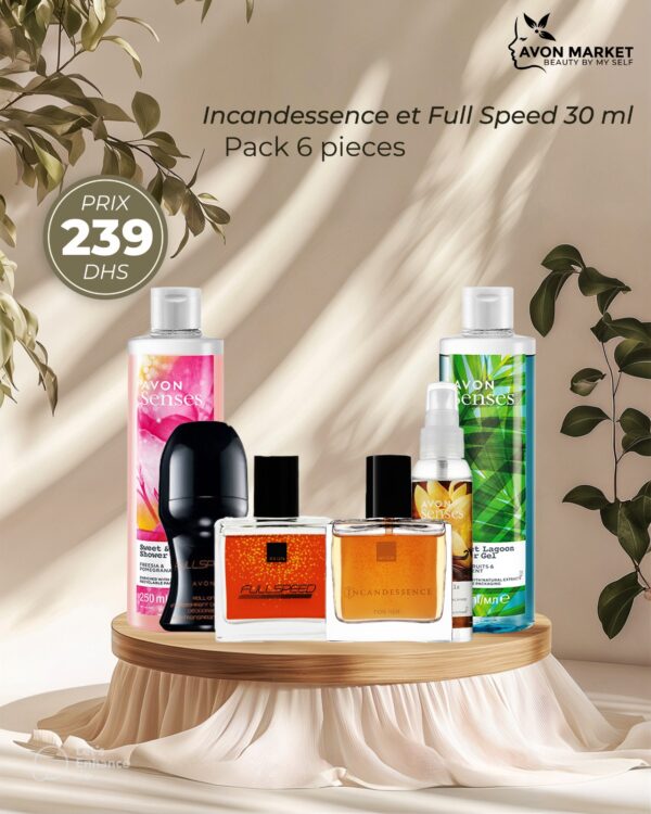 Pack Incandessence 30 ml et Full Speed 30ml 6 pièces