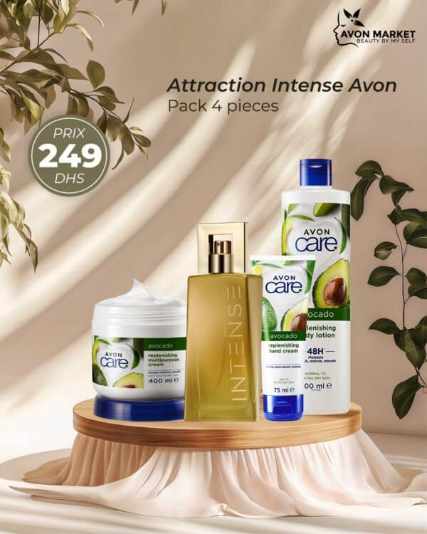 Pack Attraction Intense for her  4 pièces