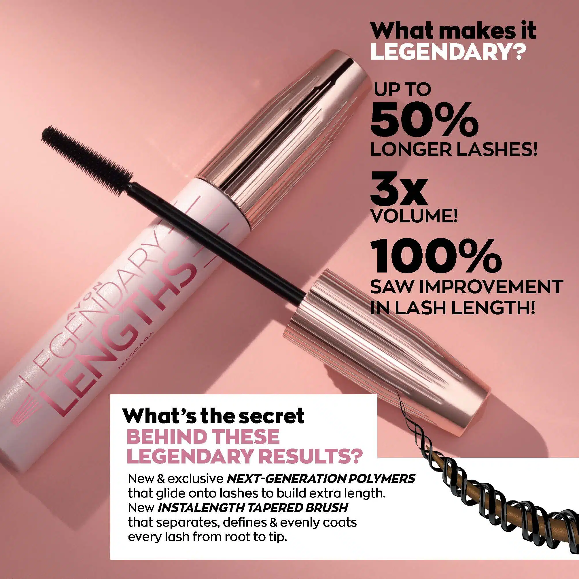 Avon Legendary Lengths Mascara 10 g – Image 2