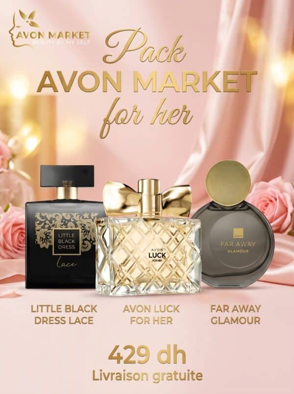 Pack Avon For Her – Trio Somptueux & Glamour (3 Parfums)