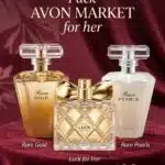 Pack Avon For Her – Trio Prestige : Rare Gold, Luck & Rare Pearls