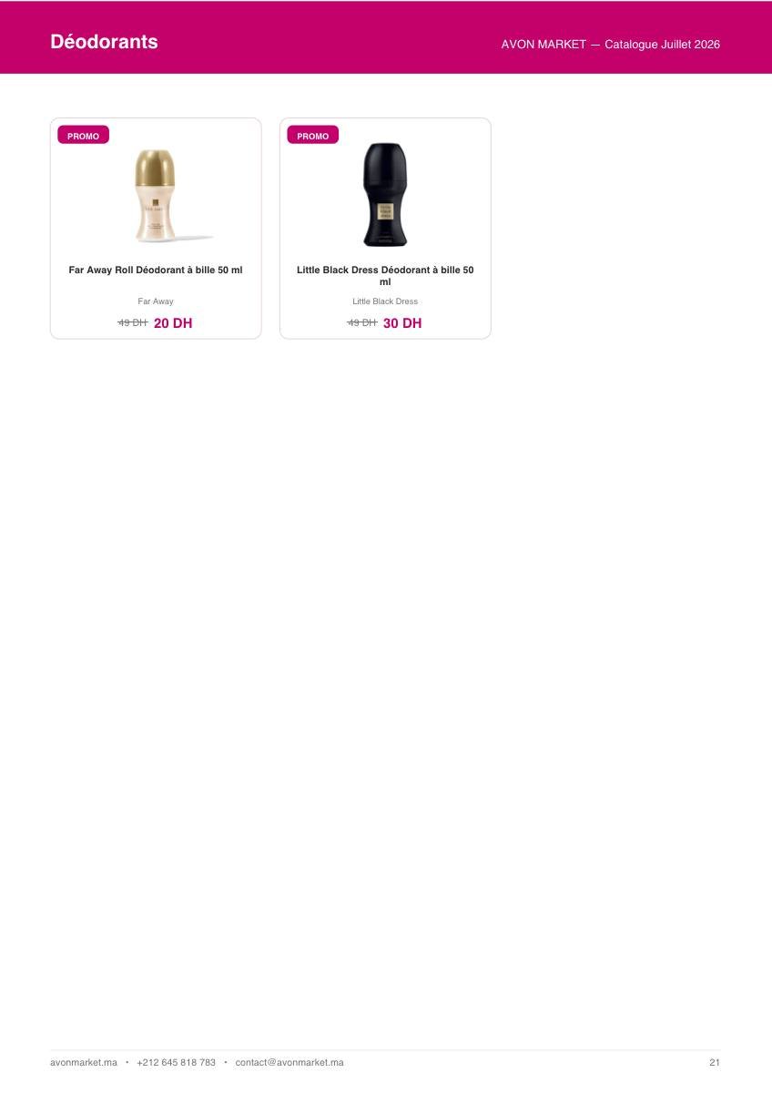 Catalogue AVON MARKET — page 21