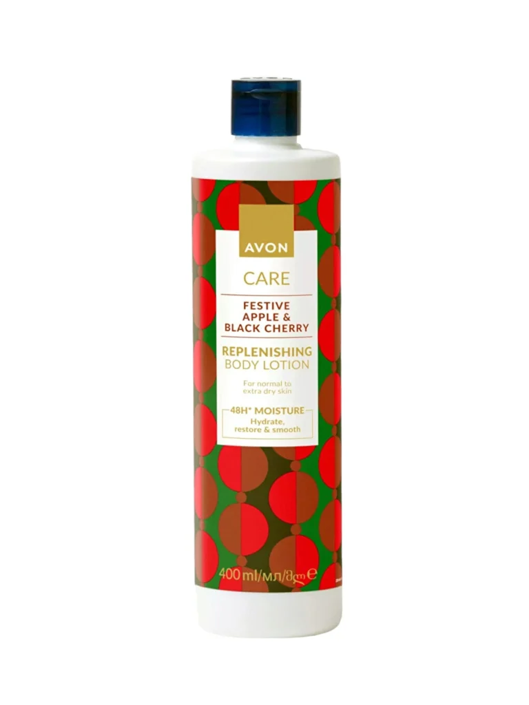 Avon Festive Apple & Black Cherry body lotion