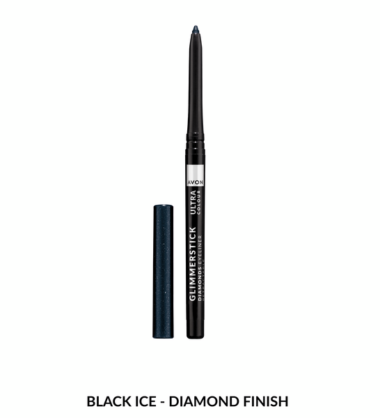 1550574.png GLIMMERSTICK DIAMONDS Crayon contour des yeux BLACK ICE 0,35GR – Image 1