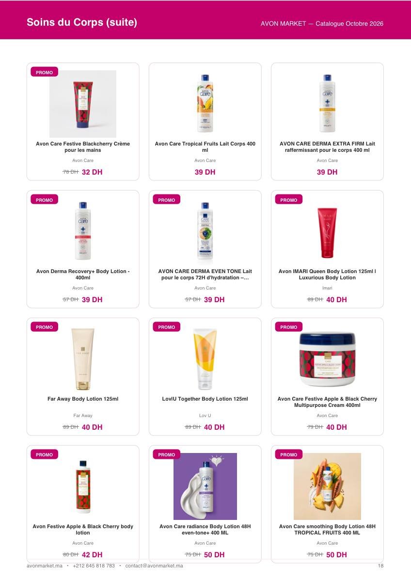 Catalogue 18 Catalogue AVON MARKET — page 18