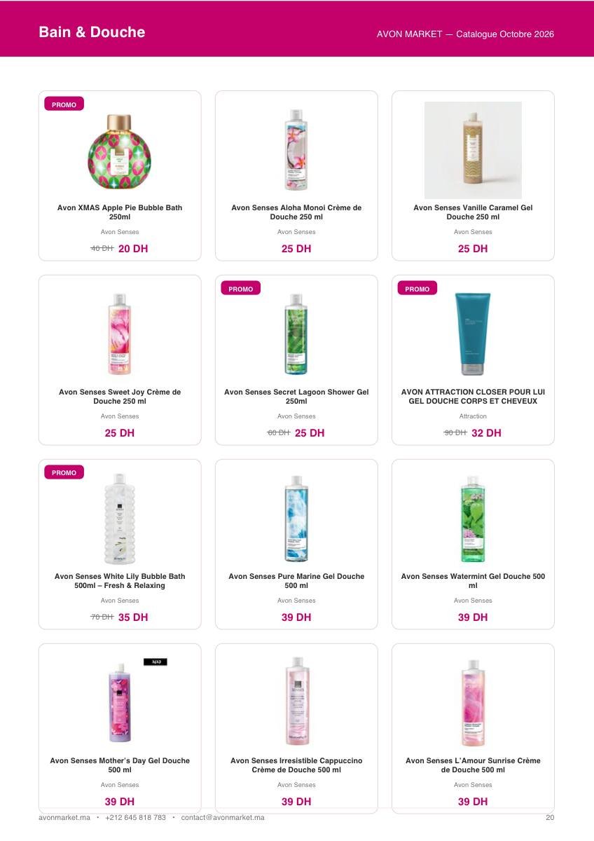 Catalogue 20 Catalogue AVON MARKET — page 20