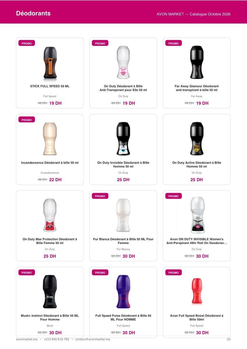 Catalogue 23 Catalogue AVON MARKET — page 23